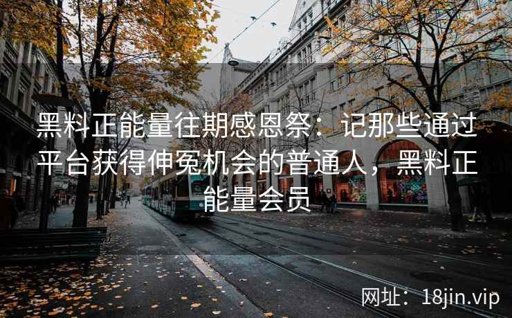 黑料正能量往期感恩祭：记那些通过平台获得伸冤机会的普通人，黑料正能量会员  第2张