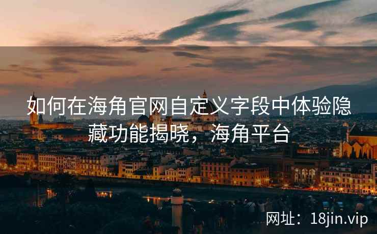 如何在海角官网自定义字段中体验隐藏功能揭晓，海角平台
