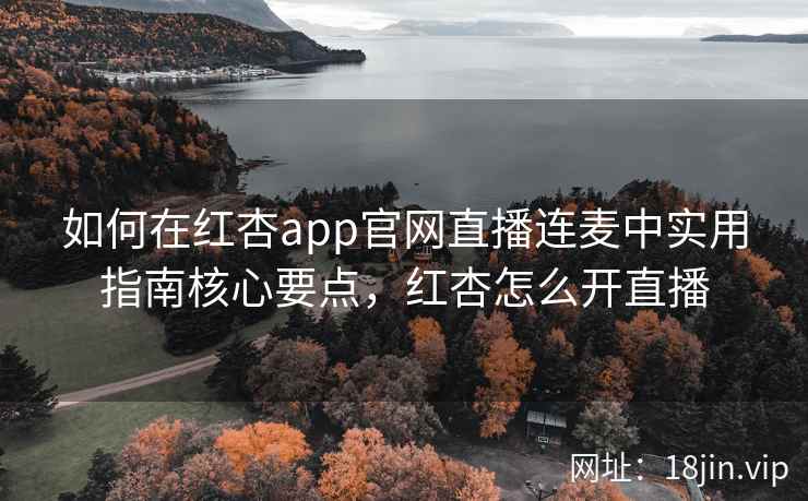 如何在红杏app官网直播连麦中实用指南核心要点，红杏怎么开直播