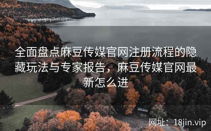 全面盘点麻豆传媒官网注册流程的隐藏玩法与专家报告，麻豆传媒官网最新怎么进