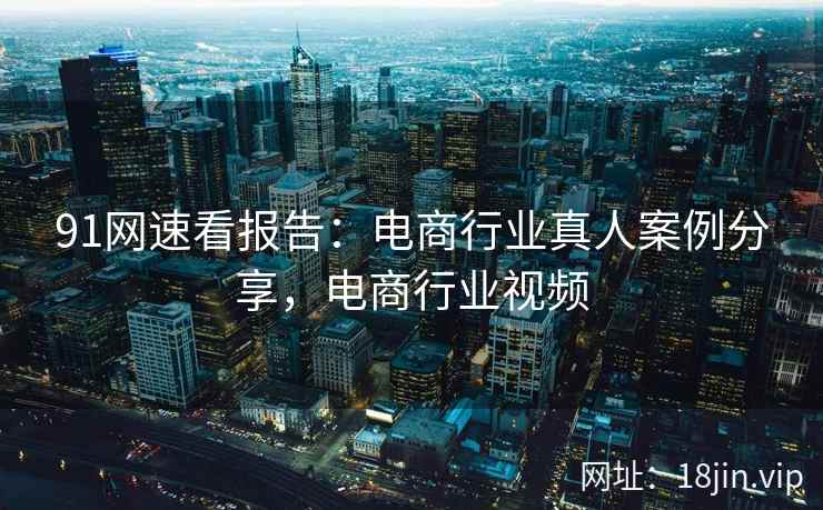 91网速看报告：电商行业真人案例分享，电商行业视频