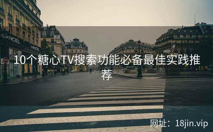 10个糖心TV搜索功能必备最佳实践推荐  第2张
